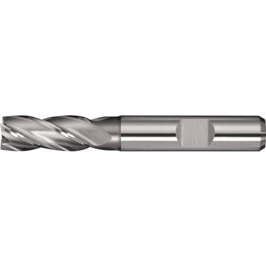 Schaftfräser DIN 844 Typ N, Ø 3 mm HSS-Co8 Weldon Z.4 kurz TECWERK