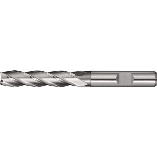 Schaftfräser DIN 844 Typ N, Ø 10 mm Einsatz-L.53 mm HSS-Co8 Weldon Z.4 lang TECWERK