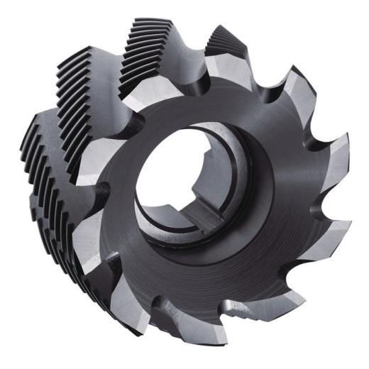 Walzenstirnfräser DIN 1880 Typ NR Ø 80 mm HSS-Co5 TiCN Z.10 TECWERK