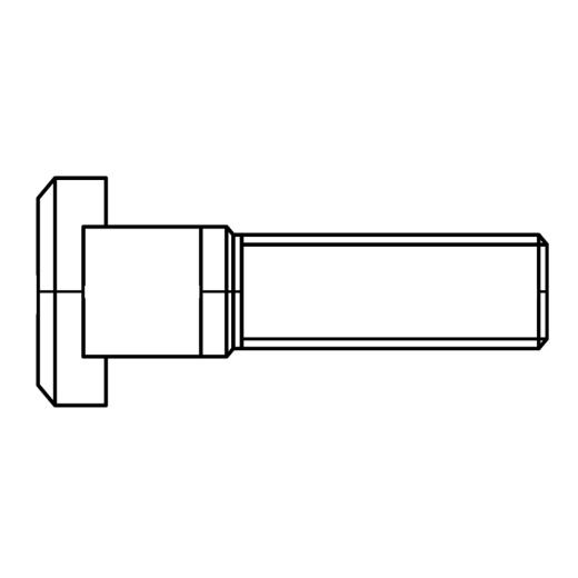 T-Nutenschrauben DIN 787 8.8 28 | M 24 x 100 mm | 5 Stück