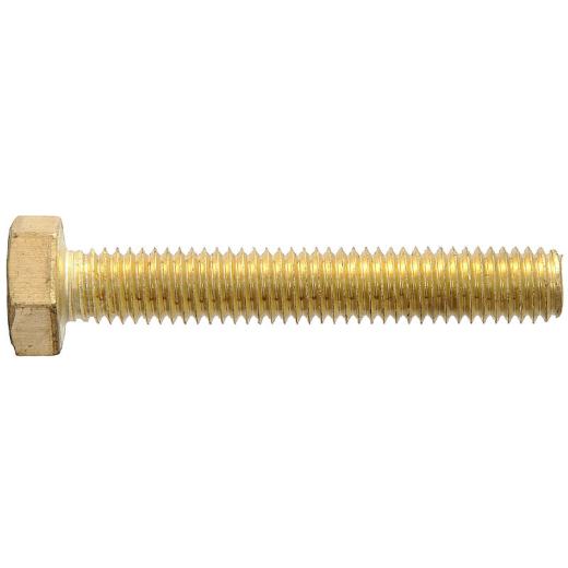 Sechskantschrauben DIN 933 (ISO 4017) | Messing | M 4 x 30 | 100 Stück