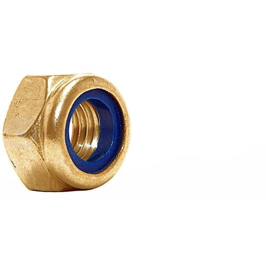 Sechskantmuttern DIN 985 (ISO 10511) | Messing | M 10 | 100 Stück