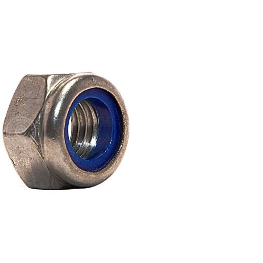 Sechskantmuttern DIN 985 (ISO 10511) | Austenite (A4) | M 14 | 250 Stück