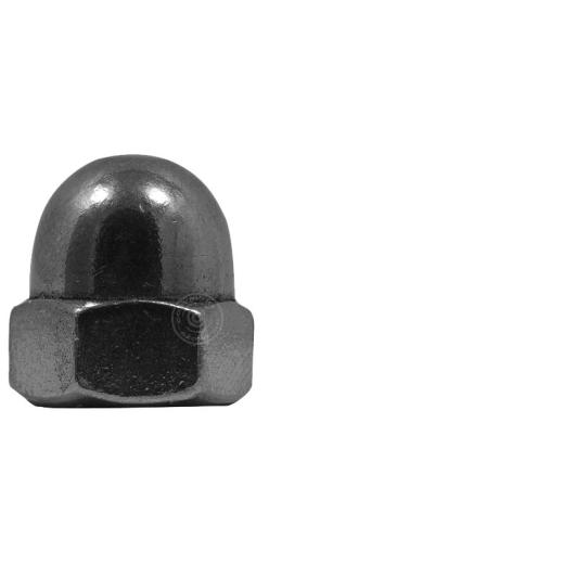 Sechskant-Hutmuttern, hohe Form DIN 1587 | 6 AU unveredelt | M 24 | 10 Stück