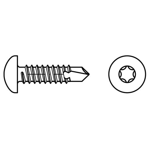 ~DIN 7504 Bohrschrauben, mit Blechschrauben-Gewinde |  N 6,3 x 70 -T30 | 250 Stück