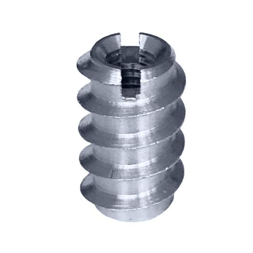 Einschraubmuttern RAMPA | DIN 7965 | Stahl galvanisch verzinkt | M 4 x 8 | 100 Stück