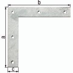 Eckwinkel L.200x200mm B.30mm STA sendzimirverzinkt GAH | 10 Stück
