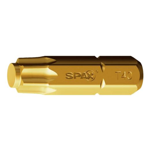 SPAX-Torx Bit mit Zapfen T40, Länge: 25 mm | 5 Stück