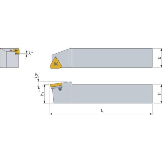 Klemmdrehhalter SER 1212 F16 re.Außen TECWERK
