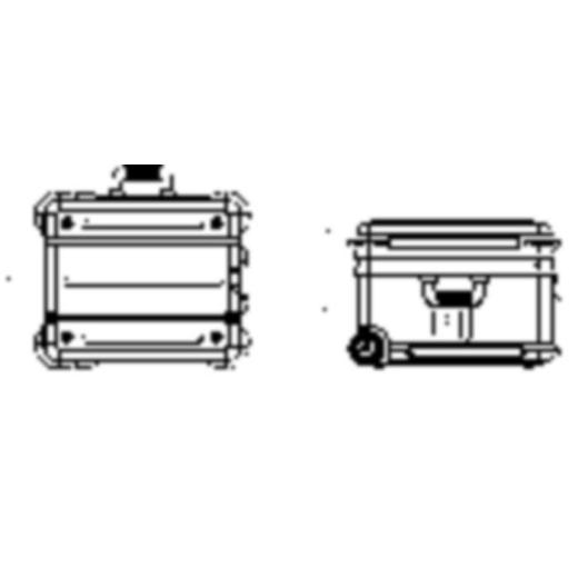 Schalenkoffer Innen-B470xT390xH300mm HDPE 64l TECWERK