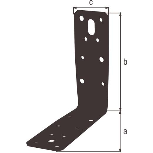 Schwerlast Winkelverb.125x125x45mm S.125x125mm GAH | 50 Stück