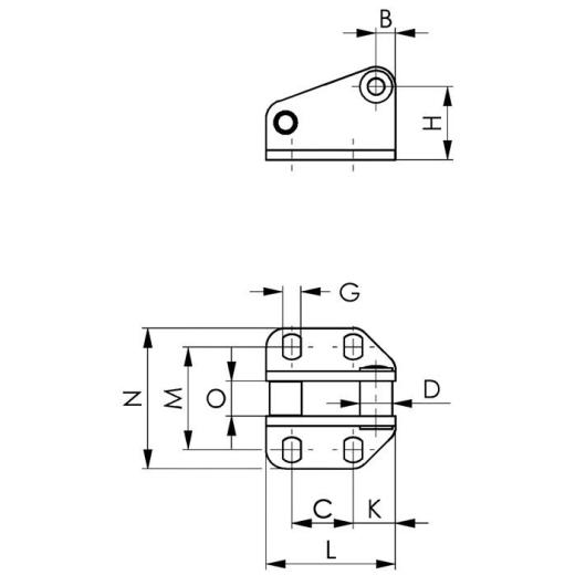 Gegenhalter Nr.6847GNI Gr.3 VA AMF