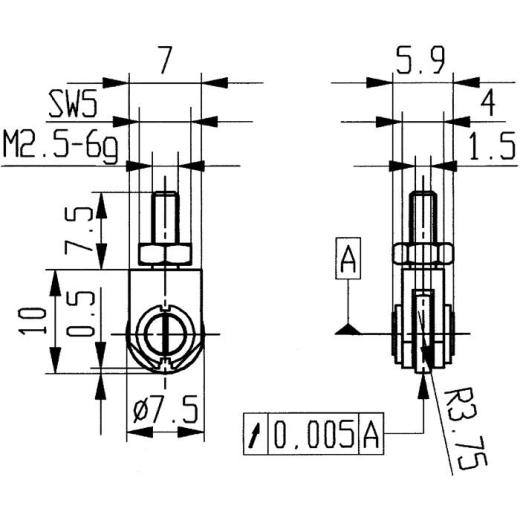 Messeins.D.1,5mm Rl.M2,5 STA z.Messuhren KÄFER