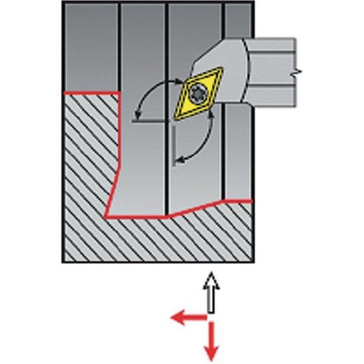 Bohrstange A1012K-SDQCR 07 re. vern. m. IK PROMAT