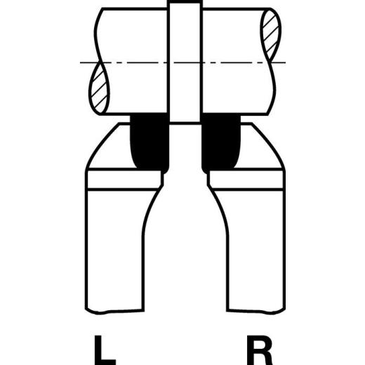 Seitendrehmeißel DIN 4980ISO6 12x12mm HM P25/P30 li. Wilke | 5 Stück