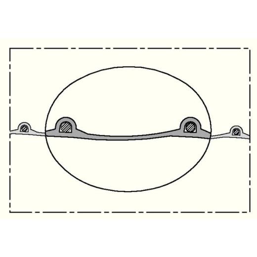 Gebläseschl.PROTAPE® PVC 371 ID 125-127mm AD 130,00mm L.10m Rl. | 10 Stück