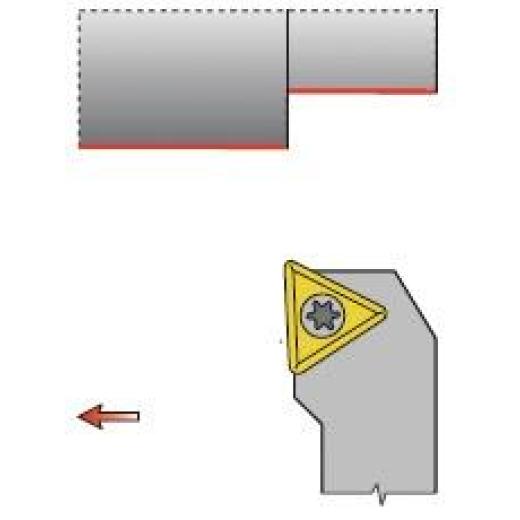Klemmdrehhalter STGCR2525M16 re.vern.Außen TECWERK