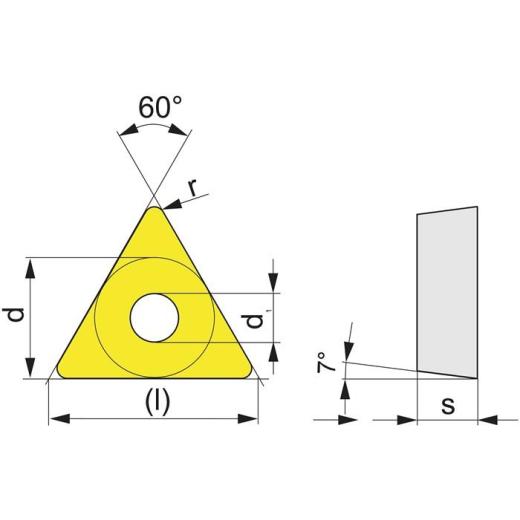 Wendeschneidplatte TCMT110202-F PMK35 Bearb.Schlicht TECWERK | 10 Stück