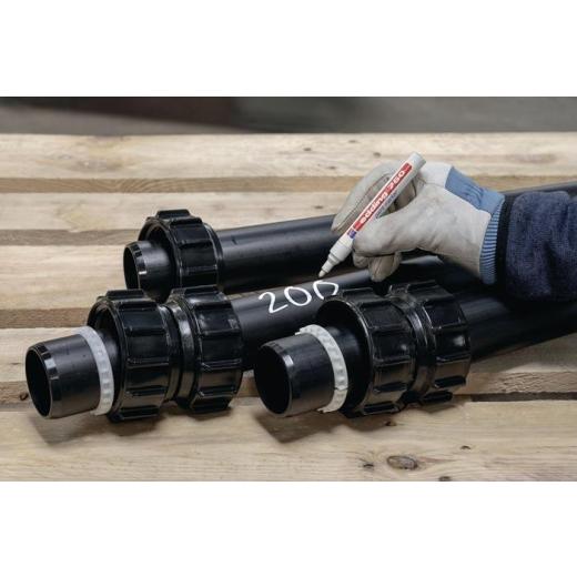 Lackmarker 750 schwarz Strich-B.2-4mm Rundspitze EDDING | 10 Stück