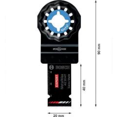 Tauchsägeblatt AIZ 20 AIT B.20mm Eintauch-T.40mm 5 St.Starlock 2608900013 BOSCH