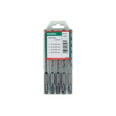 Hammerbohrersatz SDS-plus Pro 4 5-tlg.SDS-Plus Ku.-Kass.METABO