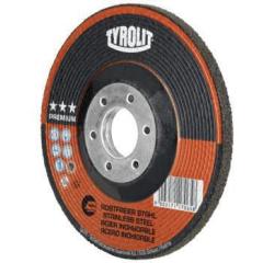 Schruppscheibe PREMIUM D178xS7mm K.30 gekr.Bohr.22,23mm TYROLIT | 10 Stück