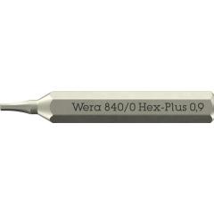Bit 840/0 Micro 0,9 mm | Länge 30 mm | WERA | 10 Stück