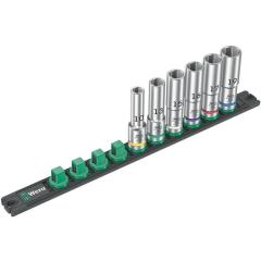 Steckschlüsseleinsatzset Deep 1 9-tlg.Antr.12,5mm (1/2) Zoll WERA