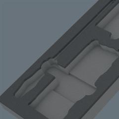 Schaumstoffeinlage leer f.Ersatz f.WERA 9750 WERA