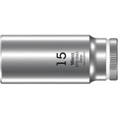 Steckschlüsseleinsatz 8790 HMA Deep 1/4 Zoll a6-KT.SW 15mm L.50mm WERA