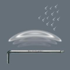 Winkelschlüssel 950 PKL SW 3mm lang 126x20 (kurz)mm WERA | 10 Stück