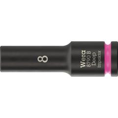 Steckschlüsseleinsatz 8790 B Impaktor Deep 3/8 Zoll 8mm L.63mm WERA