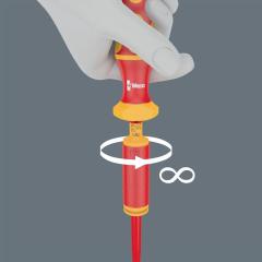 Drehmomentschraubendreher 7400 VDE 0,3-1,2 Nm 6-kant-Aufnhame 9mm WERA