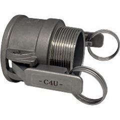 Hebelarmkupplung Safe-Lock Kamlok Typ B VA (1.4408) 33,25mm 1 Zoll