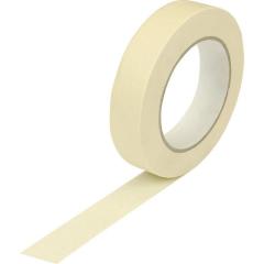 Kreppband Breite 25mm Länge 50m Stärke 125µ chamois flachkrepp TRANSPAK | 36 Stück