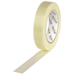 Filamentklebeband m.Längs-/Querfaden Breite 25mm L.50m S.125µ transparent XENIAL | 12 Stück