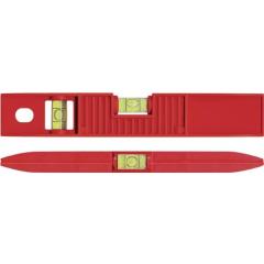 Wasserwaage TORPEDO 25cm ABS rot ± 1mm/m m.Magnet BMI