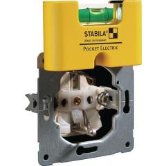 Wasserwaage Pocket Electric 7cm Ku.gelb ± 1mm/m m.Magnet STABILA