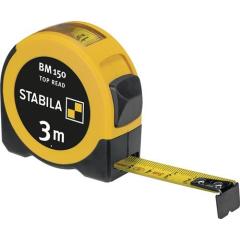 Taschenrollbandmaß BM 150 L.3m B.16mm mm/mm EGII ABS/TPE Festst.STABILA