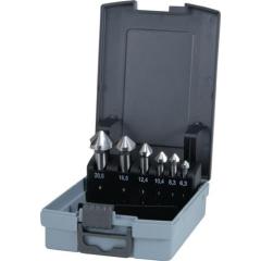 Kegelsenkersatz DIN 335C 90Grad 6,3-20,5mm HSS 6-tlg.Ku.-Kass.RUKO