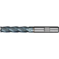 Schaftfräser DIN 844 Typ HR, Ø 10 mm Einsatz-L.53 mm HSS-Co5 TiCN Weldon TW