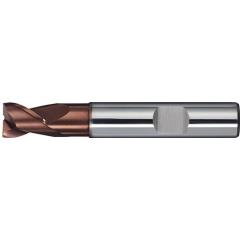 Bohrnutenfräser DIN 6527K Typ N, Ø 14 mm VHM TiAlN HB Z.2 kurz TECWERK