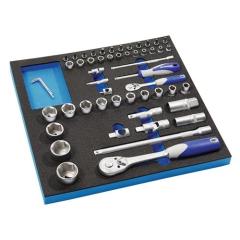 Werkzeugmodul 55-tlg.2/3-Modul Steckschlü.TECWERK