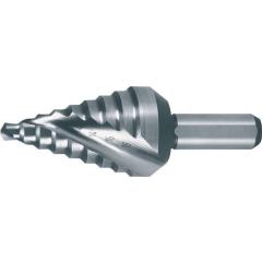 Stufenbohrer Bohrber.4-20mm HSS Spiralnut Gesamt-L.58mm Z.2 Stufen 9 RUKO