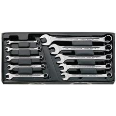 Ringmaulschlüsselsatz 13/10 KT 10-tlg.SW 8-19mm Form A CR-A-STA STAHLWILLE