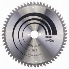 Kreissägeblatt PRO Wood AD 250mm Z.60 WZ/N Bohr.30mm Schnitt-B.3,2mm HM BOSCH