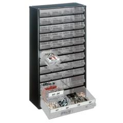 Kleinteilemagazin B306xT150xH552mm galvanisiertes Stahlbl.40 Schubl.PP