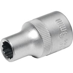 Steckschlüsseleinsatz 1/2 Zoll 12-kant SW 27mm L.45mm TECWERK