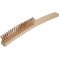 Drahtbürste L.350mm Zinnbronzedraht 0,3mm 4-reihig funkenfrei ENDRES TOOLS