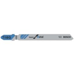 Stichsägeblatt T 118 G Gesamt-L.92mm Zahnt.0,7mm HSS 5 St./Karte BOSCH